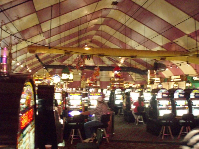 Historical interior photograph of Coushatta Casino in Louisiana, taken in 2007